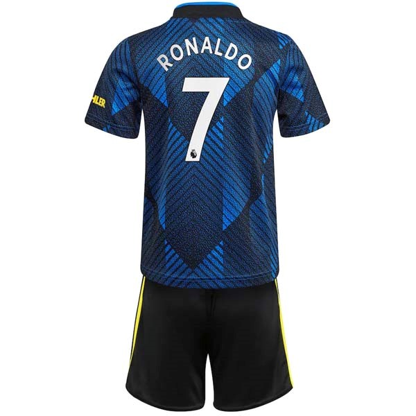 Maglia Manchester United NO.7 Ronaldo Third Bambino 21/22